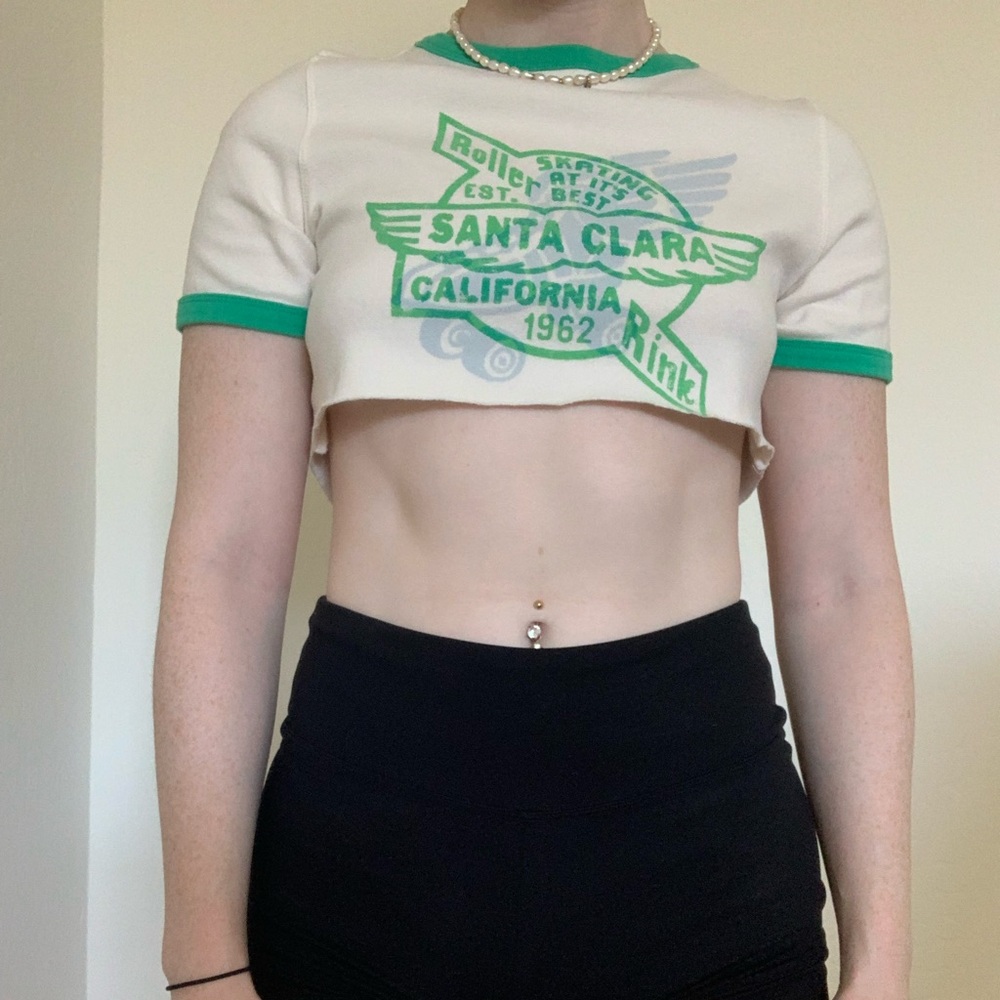 Cropped Santa Clara Cali skater top